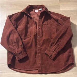Levis Oversized Corduroy Button-Up Down